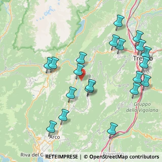 Mappa Via Guà, 38074 Pietramurata TN, Italia (9.3715)