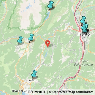 Mappa Via Guà, 38074 Pietramurata TN, Italia (13.125)