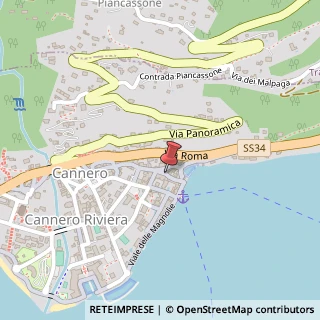Mappa Via Massimo D'Azeglio, 35, 28821 Cannero Riviera, Verbano-Cusio-Ossola (Piemonte)