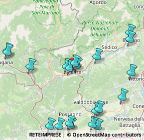 Mappa Via Fosse, 32032 Feltre BL, Italia (20.4665)