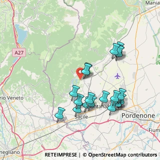 Mappa Localita' Colle San Floriano, 33070 Polcenigo PN, Italia (7.582)