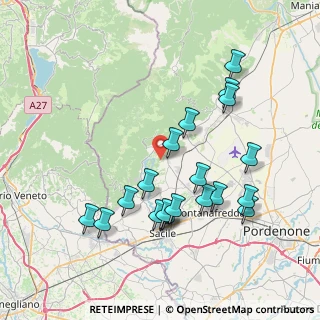 Mappa Loc. Colle San Floriano, 33070 Polcenigo PN, Italia (7.748)