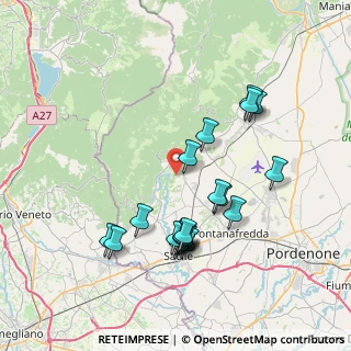 Mappa Loc. Colle San Floriano, 33070 Polcenigo PN, Italia (7.397)
