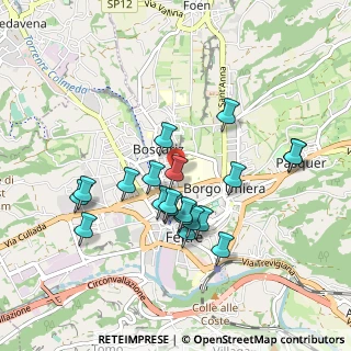 Mappa Via Venture, 32032 Feltre BL, Italia (0.8375)