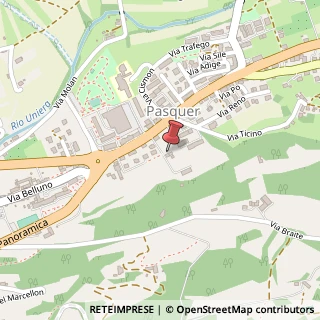 Mappa Via Volturno, 3, 32032 Feltre, Belluno (Veneto)