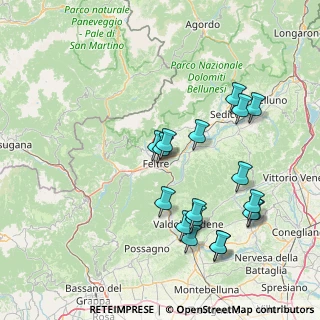 Mappa Via Adda, 32032 Feltre BL, Italia (16.00111)