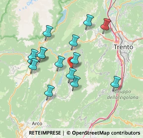 Mappa Viale S. Pietro, 38076 Lasino TN, Italia (6.78133)