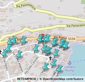 Mappa Via Massimo D'Azeglio, 28821 Cannero Riviera VB, Italia (0.11667)