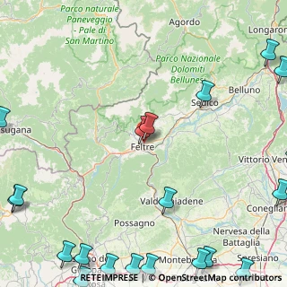 Mappa 32032 Feltre BL, Italia (29.8525)