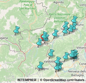 Mappa Via Maris Stella, 32032 Feltre BL, Italia (17.8085)