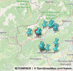 Mappa Via Maris Stella, 32032 Feltre BL, Italia (11.455)