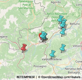Mappa Via Maris Stella, 32032 Feltre BL, Italia (11.37182)