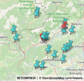 Mappa Via Maris Stella, 32032 Feltre BL, Italia (15.334)