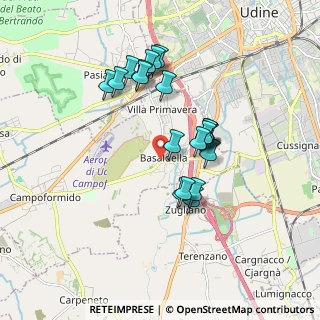 Mappa Via Campoformido, 33030 Campoformido UD (1.553)