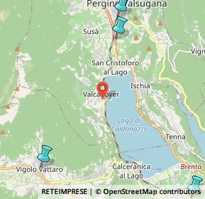 Mappa 38057 Calceranica al Lago TN, Italia (3.86)