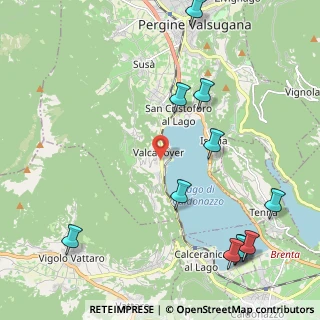 Mappa 38057 Calceranica al Lago TN, Italia (2.73)