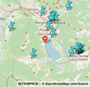 Mappa 38057 Calceranica al Lago TN, Italia (4.72211)