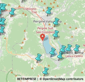 Mappa 38057 Calceranica al Lago TN, Italia (6.4285)