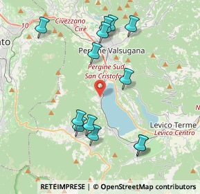 Mappa 38057 Calceranica al Lago TN, Italia (4.13615)