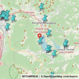 Mappa 38057 Calceranica al Lago TN, Italia (6.5485)