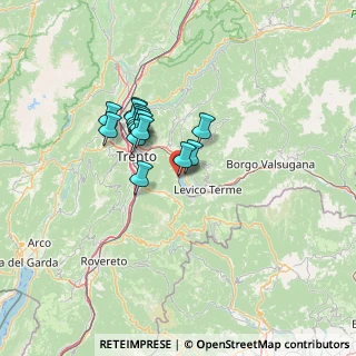 Mappa 38057 Calceranica al Lago TN, Italia (9.75571)