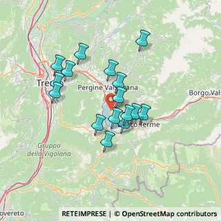 Mappa Via Valsugana, 38057 Tenna TN, Italia (5.81875)