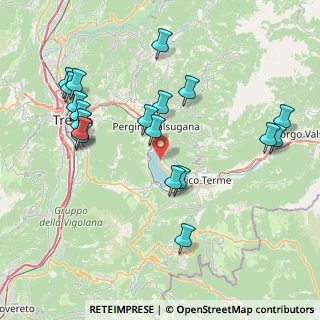 Mappa Via Valsugana, 38057 Tenna TN, Italia (8.527)