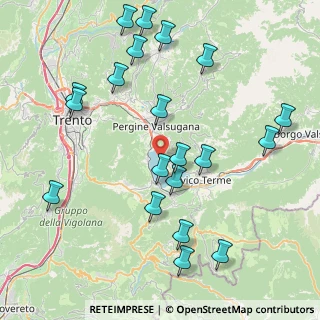 Mappa Via Valsugana, 38057 Tenna TN, Italia (9.236)