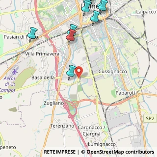 Mappa Via della Tomba Antica, 33030 Udine UD, Italia (3.03636)