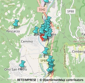 Mappa Via Sebastiano Briscioli, 25044 Capo di Ponte BS, Italia (0.7665)