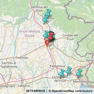 Mappa Via Giuseppe Verdi, 33030 Campoformido UD, Italia (11.39143)