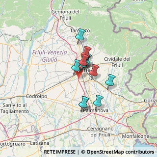 Mappa Via Giuseppe Verdi, 33030 Campoformido UD, Italia (8.7175)