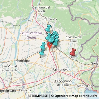 Mappa Via Giuseppe Verdi, 33030 Campoformido UD, Italia (6.405)