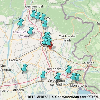 Mappa Via Alessandro Volta, 33040 Pradamano UD, Italia (16.58474)