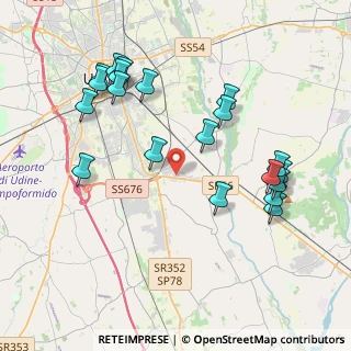 Mappa Via Alessandro Volta, 33040 Pradamano UD, Italia (4.282)