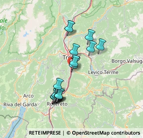 Mappa Via Lidorno, 38100 Trento TN, Italia (12.67235)