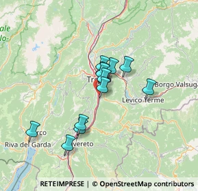 Mappa Via Lidorno, 38100 Trento TN, Italia (10.21083)