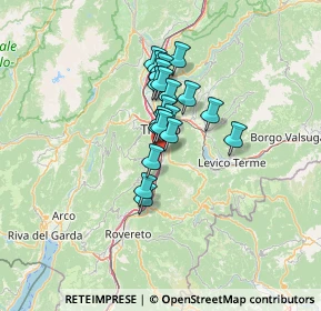 Mappa Via Lidorno, 38100 Trento TN, Italia (8.604)