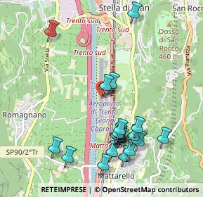 Mappa Via Lidorno, 38100 Trento TN, Italia (1.089)