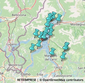 Mappa Viale Benedetto Castelli, 22017 Menaggio CO, Italia (10.10556)