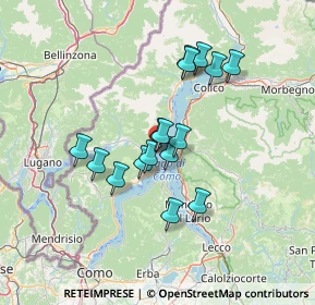 Mappa Viale Benedetto Castelli, 22017 Menaggio CO, Italia (10.91813)