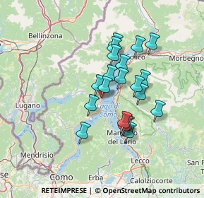 Mappa Viale Benedetto Castelli, 22017 Menaggio CO, Italia (10.725)