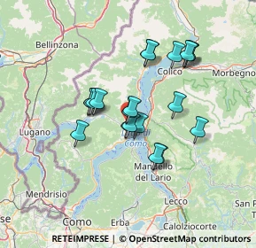 Mappa Viale Benedetto Castelli, 22017 Menaggio CO, Italia (10.9325)