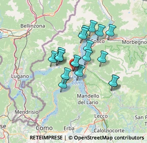 Mappa Viale Benedetto Castelli, 22017 Menaggio CO, Italia (9.98)