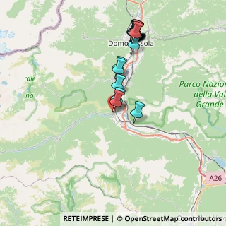Mappa Via Martiri della Libertà, 28885 Piedimulera VB, Italia (8.341)
