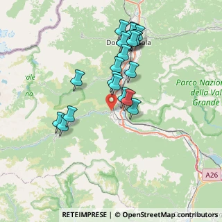 Mappa Via Martiri della Libertà, 28885 Piedimulera VB, Italia (6.9755)
