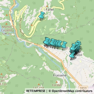 Mappa Via Primiero, 32030 Fonzaso BL, Italia (0.93462)