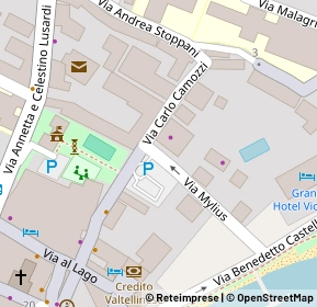 Mappa Via Mylius, 22017 Menaggio CO, Italia (0.064)
