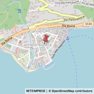Mappa Via dante 39, 28821 Cannero Riviera, Verbano-Cusio-Ossola (Piemonte)