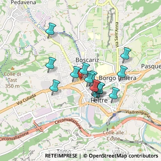 Mappa Via 19 Giugno, 32032 Feltre BL, Italia (0.67467)